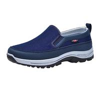 Chaussures de Marche Hommes, Baskets Mode Respirantes Confortables, Semelle Plate ou Épaisse Selon Modèle, Tige en Mesh, pour Sport Décontracté et Grandes Tailles
