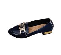 Chaussures de Marche Légères et Confortables Bottine Talon Haut Ballerines pour Femmes, Chaussures antidérapantes, Confortables et Sportives d'été. Bottines Compensées pour avec Talon (Navy, 39)