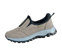 Chaussures de marche orthopédiques extra larges pour homme avec soutien de la voûte plantaire, respirantes, légères, antidérapantes, en cuir imperméable, pour le sport, la course à pied, la conduite
