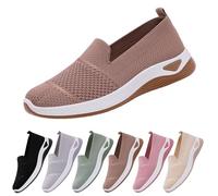 Chaussures de marche pour femme - Chaussures orthopédiques en mousse à mémoire de forme - Respirantes - Pour infirmière - Chaussures d'été - Légères et confortables - Baskets d'extérieur, kaki, 36