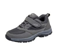 Chaussures de marche pour homme - Coupe large - Baskets de tennis en maille respirante - Baskets compensées à lacets - Chaussures de marche légères avec coussin d'air - Baskets à enfiler avec semelles