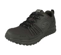 Skechers Escape Plan Baskets Homme Black (Black Leather/mesh/trim Bbk) 42 EU