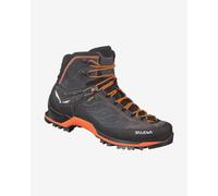 Salewa MS Mountain Trainer Mid Gore-TEX Chaussures de Randonnée Hautes, Asphalt/Fluo Orange, 47 EU
