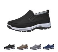 Chaussures de marche sans lacets pour homme - Chaussures de sport - Chaussures de loisirs - Antidérapantes - Confortables - Légères - Chaussures de course sur route classiques vintage - Chaussures