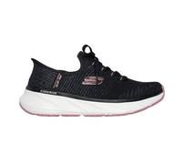 Skechers Baskets Edgeride Impression pour Femme, Noir, 37 EU