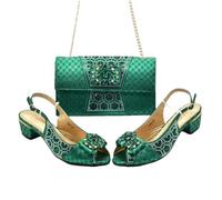 Chaussures de mariage africaines ornées de strass pour femme - Grande taille - Rose, 938 90 En8, 40.5 EU