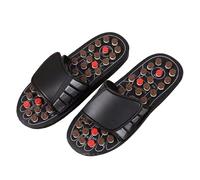 Chaussures de massage pour pieds : diapositives ergonomiques de réflexologie, absorbant les chocs, chaussure d'acupression réglable avec sangle réglable | confort