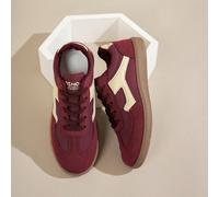 Chaussures de mode multifonctionnelles décontractées pour femmes, baskets décontractées à lacets, bout rond, semelle en caoutchouc, coloris noir et kaki, chaussures d'accompagnement quotidien, tailles