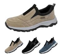Chaussures de montagne pour homme - Chaussures de sport solides et respirantes - Chaussures de randonnée confortables - Couleur unie - Légères - Semelle épaisse - Amortissement - Baskets de plein air