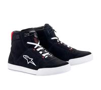 Chaussures De Moto Alpinestars 11.5 Chrome Noires/Blanche/Rouge Vif