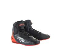 Chaussures De Moto Alpinestars Faster 3 CE Noires Grises Rouges Fluo
