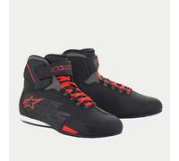 Chaussures de moto Alpinestars Sektor noir rouge vif