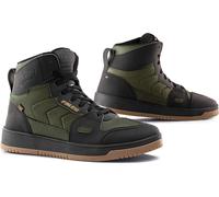 Chaussures de moto Falco Harlem, noir/vert foncé, 45