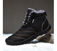 Chaussures de neige homme noir, hiver, doublées chaudes, de sport 43