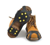 Chaussures De Neige Transparentes Universelles À 10 Goujons, Crampons À Poignées Pointues, Couvre-Chaussures Antidérapantes De Camping, D'Escalade D'Hiver, Taille S M L Xl