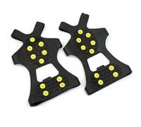 Chaussures De Neige Transparentes Universelles À 10 Goujons, Crampons À Poignées Pointues, Couvre-Chaussures Antidérapantes De Camping, D'escalade D'hiver, Taille S M L Xl