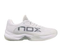 Chaussures: Nox At10 Lux Blanc Gris Calatluxblgr-Taille-45 Argenté