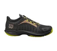 Wilson Homme Hurakn Pro Tennis Shoe, Black/Lime Green/Falcon, 45 1/3 EU