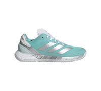 adidas Femme Defiant Speed 2 Tennis Shoes Chaussures, Flash Aqua/Silver met./Mint Ton, 41 1/3 EU