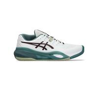 Asics Chaussures homme Gel-Resolution X Terre battue Blanc / Aubergine foncé Taille 42,5