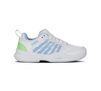 K-Swiss Femme Court Express 2 Chaussures de Tennis, WHT Dutch Canal Green, 39.5 EU
