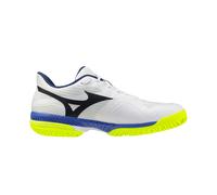 Chaussures Homme Mizuno Wave Exceed Court White/Blue/Yel - TERRE BATTUE