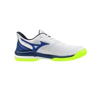 Chaussures Homme Mizuno Wave Exceed Tour 7 White/Blue - TERRE BATTUE