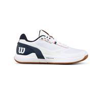 Chaussures Homme Wilson Rush Pro 5 White/Navy/Gum - TERRE BATTUE
