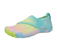 Chaussures de pataugeoire de Plage à Semelles Souples Confortables pour Enfants, Chaussures de Natation de Fitness à Double Usage en Plein air Baskets Fille Vert Baskets Bout Cap (29.5 Little Child)
