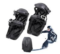 Chaussures de patin à neige - Bottes d'hiver coulissantes pour l'extérieur, attaches compactes de style ski, fixation réglable, design portable, équipement de loisirs par temps froid durable |