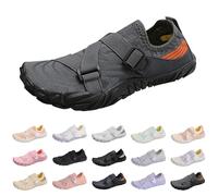 Chaussures de plage à bout large - Séchage rapide - Unisexe - Chaussures pieds nus - Antidérapantes - Respirantes - Chaussures pieds nus - Chaussures de bain douces et légères - Chaussures de trail