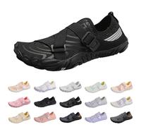 Chaussures de plage à bout large - Séchage rapide - Unisexe - Chaussures pieds nus - Antidérapantes - Respirantes - Chaussures pieds nus - Chaussures de bain douces et légères - Chaussures de trail
