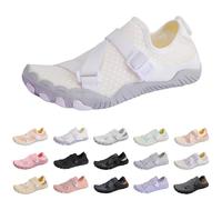 Chaussures de plage à bout large - Séchage rapide - Unisexe - Chaussures pieds nus - Antidérapantes - Respirantes - Chaussures pieds nus - Chaussures de bain douces et légères - Chaussures de trail