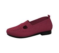 Chaussures De Plage, Chaussures D'éTé DéContractéEs pour Femmes AjouréEs Respirantes à Semelle Souple Et Plate pour Les Femmes D'âGe Moyen Et Les Personnes âGéEs