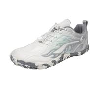 Chaussures de plage Chaussures unisexes pour la randonnée en rivière, respirantes, pour la plage, les sports de plein air, natation, randonnée et l'alpinisme. cinq Chaussure d eau (Light Gray, 45)