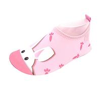 Chaussures de plage fines et respirantes pour enfants - Semelle en caoutchouc - Design flexible - Semelle antidérapante - Chaussures d'activités aquatiques pour enfants, 04 Rouge pastèque, 23 EU