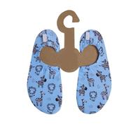 Chaussures de Plage pour Enfants - Chaussures de Ballet Antidérapantes, Chaussures de Bain pour Yoga, Piscine, Noires avec Dinosaures Colorés, en Différentes Tailles, Afrique, 33/35 EU