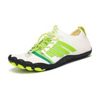 Chaussures de plongée Chaussures de plage Chaussures de natation Chaussures de pataugeoire d'extérieur Chaussures de rivière Antidérapantes Résistantes aux coupures Résistantes à l'usure(White and Gre