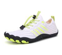 Chaussures de plongée Chaussures de plage Chaussures de natation Chaussures de pataugeoire d'extérieur Chaussures de rivière Antidérapantes Résistantes aux coupures Résistantes à l'usure(White and Gre