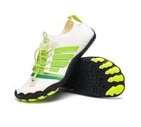 Chaussures de plongée Chaussures de plage Chaussures de natation Chaussures de pataugeoire d'extérieur Chaussures de rivière Antidérapantes Résistantes aux coupures Résistantes à l'usure(White and Gre