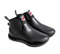 Chaussures de Pluie Homme pour extérieur avec Lacets Design Tendance et offrant Un Confort léger et Une adhérence optimale par Temps Humide (Black, 41)