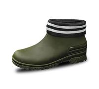 Chaussures de pluie pour couple 2026 à porter en extérieur cent plus Cott sur les modèles à base épaisse confortable en caoutchouc antidérapant pour homme et femme, Vert, 40 EU