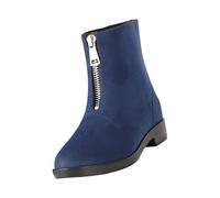 Chaussures de pluie pour femme - Imperméables et confortables - En caoutchouc - Bottes de pêche pieds nus - Bottes de jardin à enfiler - Bottes d'équitation élastiques confortables et robustes, bleu