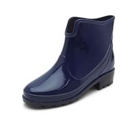 Chaussures de pluie pour femme pour le printemps et l'été et design pour les jours de pluie. Chaussures confortables à talons bas pour toutes les occasions., bleu, 42 EU