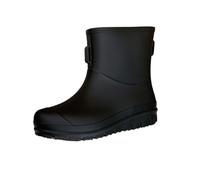 Chaussures de pluie pour homme avec tige courte en caoutchouc, imperméables, antidérapantes, résistantes à l'abrasion, semelle très légère, bottes de pluie pour la vie quotidienne, bonnes chaussures