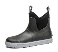 Chaussures de pluie pour homme - Chaussures de randonnée pour temps humide - Semelle en caoutchouc légère et antidérapante, vert, 45 EU