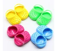 Chaussures De Poupée Faites À La Main, 7cm, Chaussures Pour 18 Pouces Américains Et 43cm, Accessoires Pour Nouveau-Né De Génération Fille, Jouet Diy