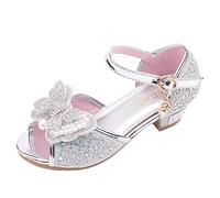 Chaussures de princesse à paillettes Mary Jane à talons hauts avec strass et nœud - Chaussures de soirée - Chaussures de cosplay - Chaussures de mariage - Pour fête d'anniversaire, carnaval, Z03