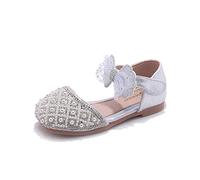 Chaussures de princesse élégantes pour fille - Avec nœuds - Ballerines - Chaussures plates - Chaussures de mariage - Chaussures de fête - Chaussures de vêtements - Chaussures d'école de mariage