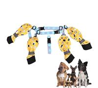 Chaussures de protection pour chien | Chaussures de protection pour pattes de chien, bottes réglables avec ceinture auxiliaire pour chiens de grande et petite taille